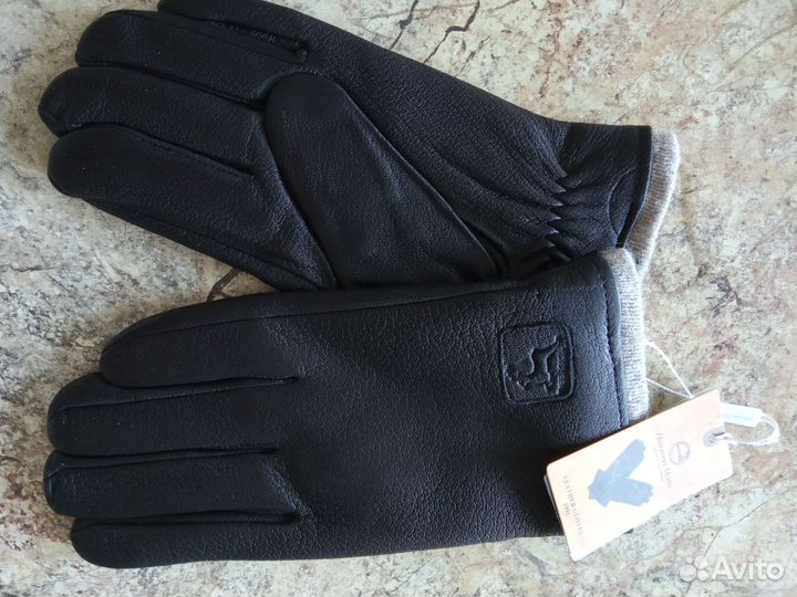 Перчатки кожаные
