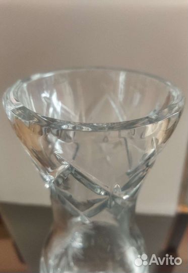Ваза хрустальная. Алмазная грань. СССР