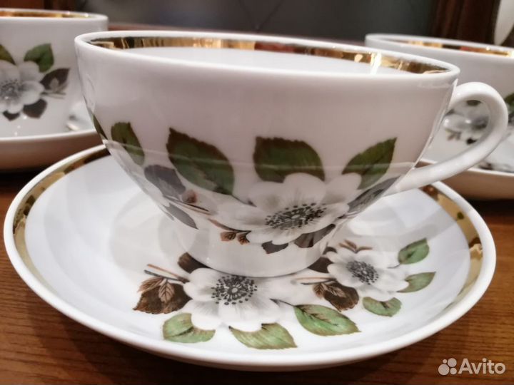 Чайная пара. Фарфор. СССР