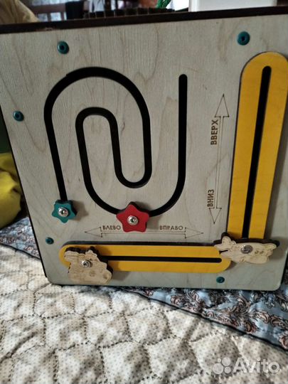 Развивающий кубик- бизиборд