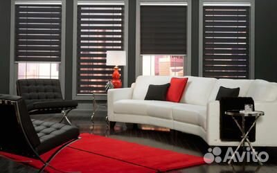 Рулонные шторы на окна без сверления