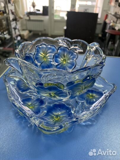 Салатница с менажницей