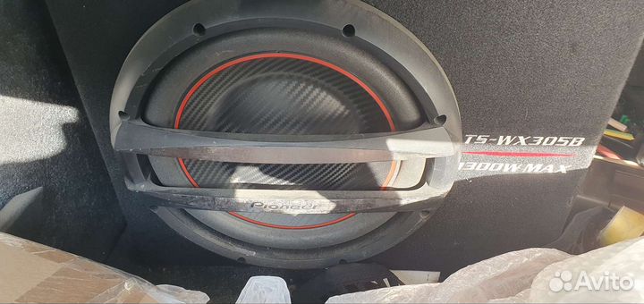 Автомобильный сабвуфер pioneer ts-wx305b