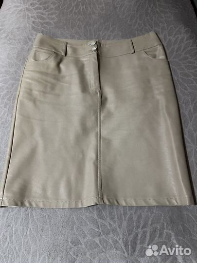 Кожаная юбка