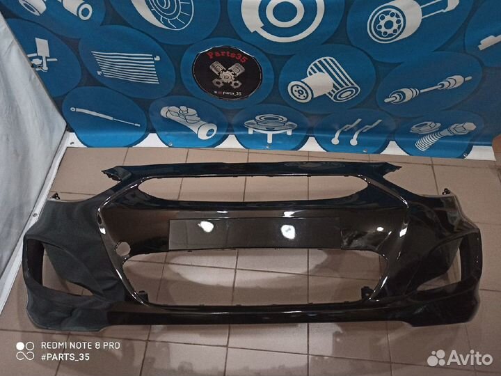 Бампер передний Hyundai Solaris/Хёндай Солярис