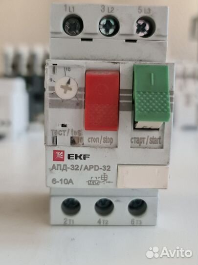 Контакторы, автоматы и звонковый трансформатор