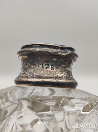 Флакон для духов, хрусталь, Туалетная баночка нач