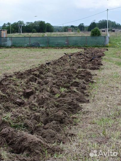 Покос травы, вспашка земли, выравнивание участка