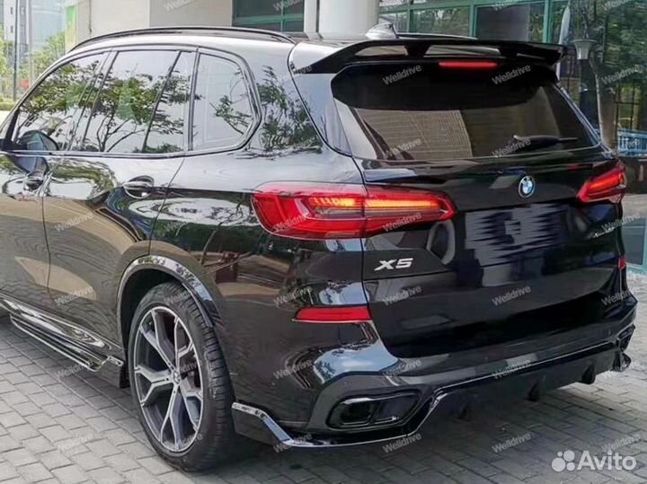 Спойлер верхний BMW X5 G05 широкий