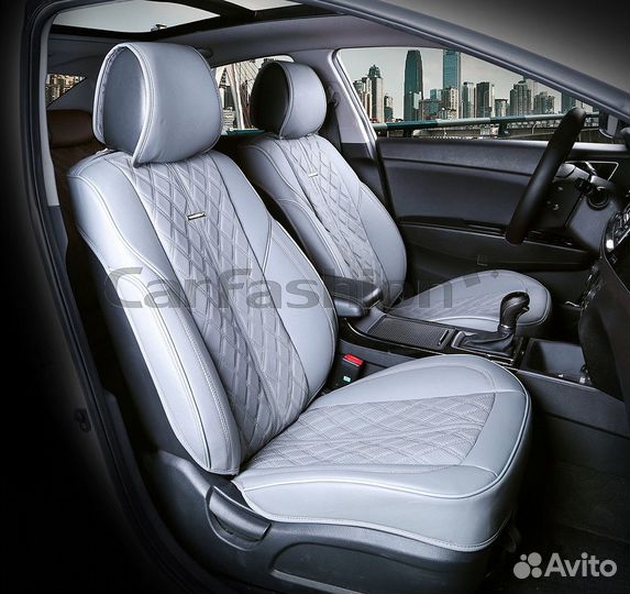 Каркасные автонакидки 3D премиум остатки передних