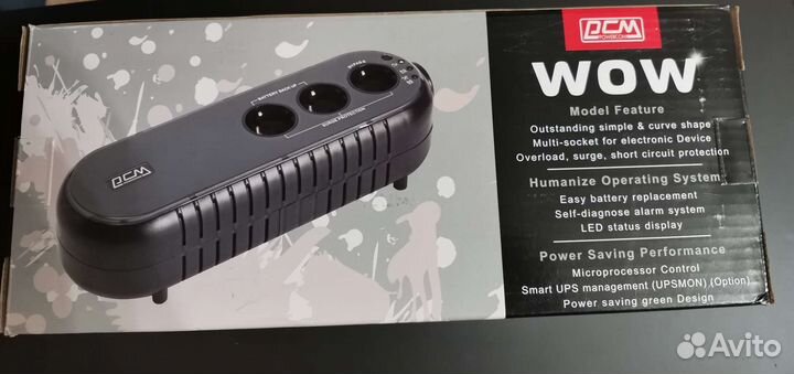 Источник бесперебойного питания Powercom WOW-500U