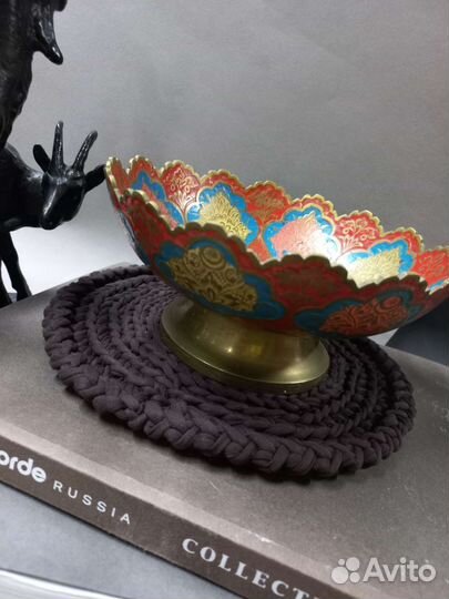 Фруктовница Латунь