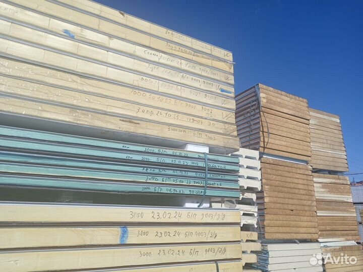 Сэндвич панели бу в наличии на складе