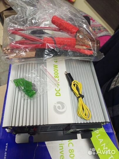 Инвертор автомобильный 12V energenie DC-AC-800W