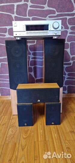 Акустическая система sven и ресивер JVS