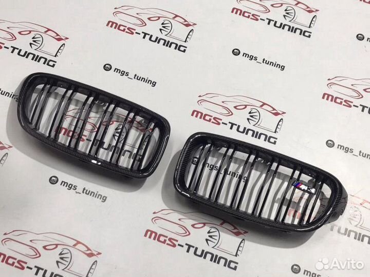 Решетка в BMW 3 f30 в стиле М3 карбон + М3