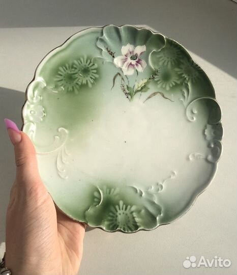 Тарелка 1920-30 фарфортрест имени Правды