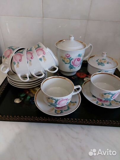 Чайный сервиз дулево СССР