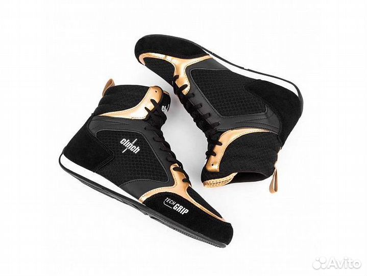 Боксерки Clinch Punch 2.0 черно-бронзовые