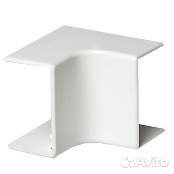 Угол внутренний 20х10 (белый) рувинил