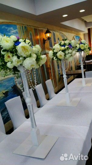 Чехлы на стулья 300 штук, банты, аренда,скатерти