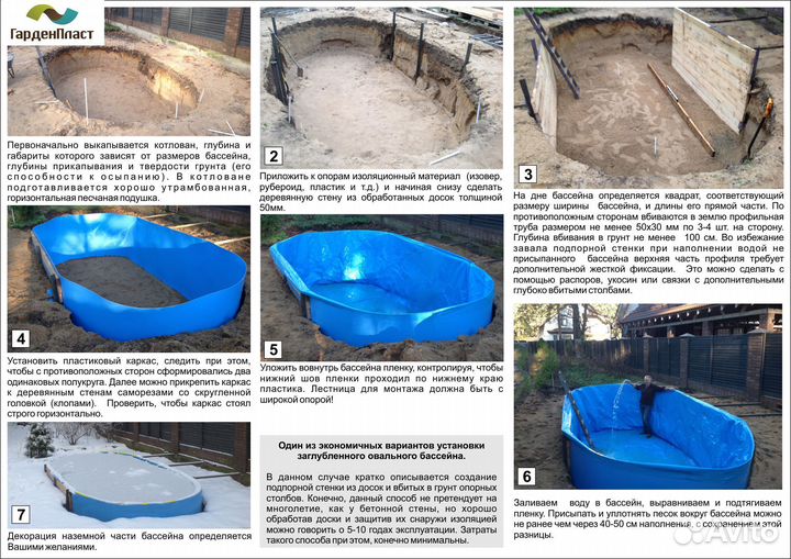 Каркасный бассейн новый