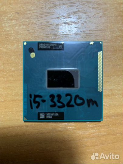 Процессор для ноутбука i5-3320m 2.6-3.3MHz