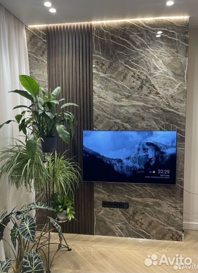 Установка телевизора на стену. Кронштейн в наличии