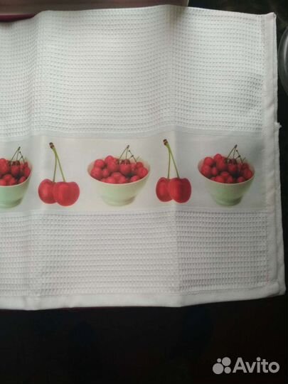 Набор кухонных вафельных полотенец