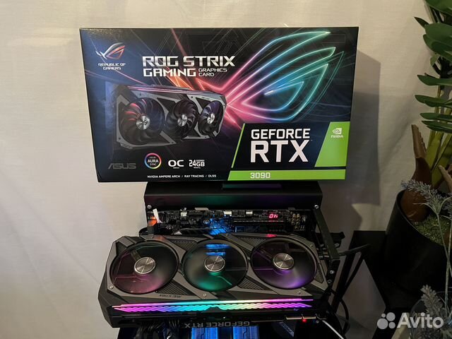 Asus ROG Strix GeForce RTX 3090 купить в Москве | Электроника | Авито