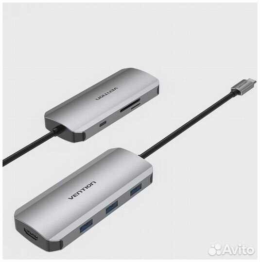 Vention док станция хаб USB Type C 7 в 1
