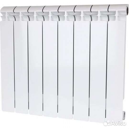 Радиатор бимет. Alpha 500/80 8 секции боковое подк