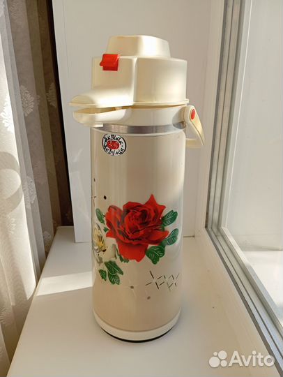 Термос с помпой китайский СССР