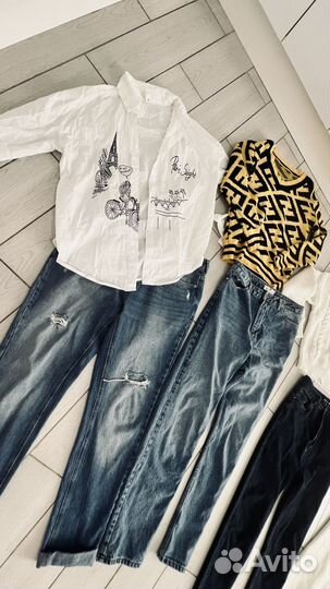 Брендовые вещи пакетом размер 46-48