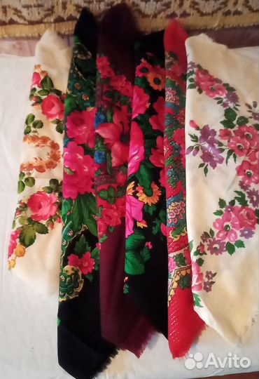 Платки СССР,винтажные