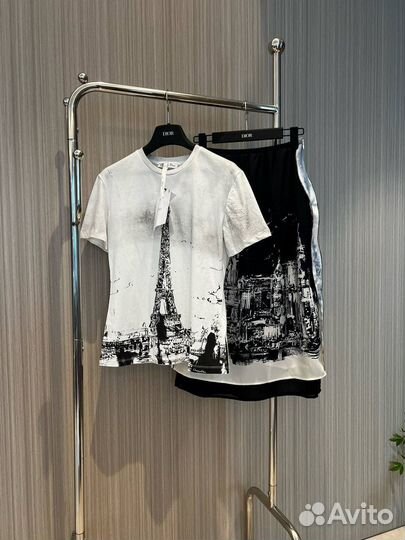 Юбка Dior с принтом