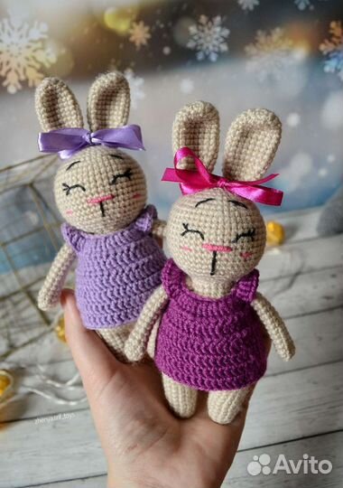 Мягкая игрушка зайчик