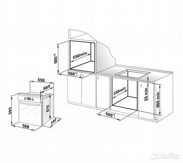 Газовый духовой шкаф gefest дгэ 621 01 Новый