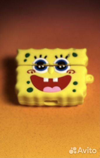 Чехол на AirPods Pro Спанч Боб