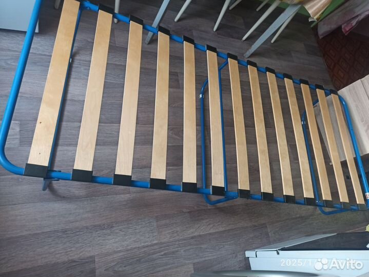 Раскладушка с матрасом бу