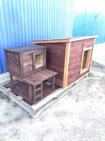Будка для собаки. Будка для кошки, кота.)