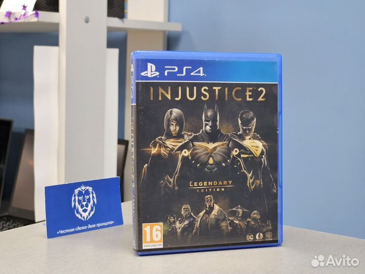 Диск для ps4 Injustice 2