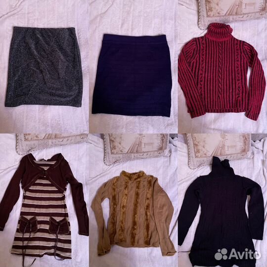 Вещи пакетом Платья юбки свитера боди кофты