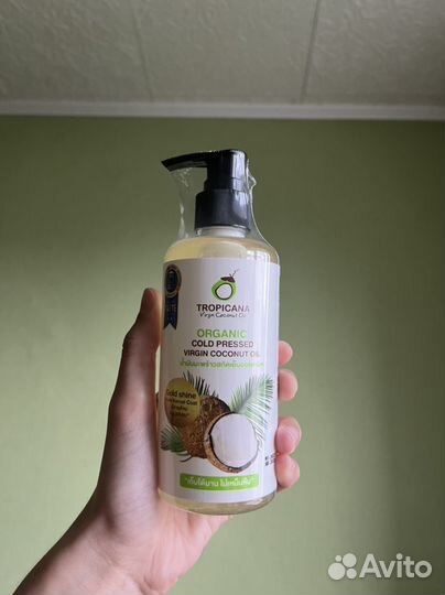 Кокосовое масло Tropicana 250мл новое