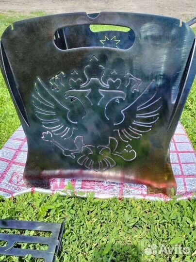 Мангал 21RUS Порецкое +сумка+кочерга+2полки