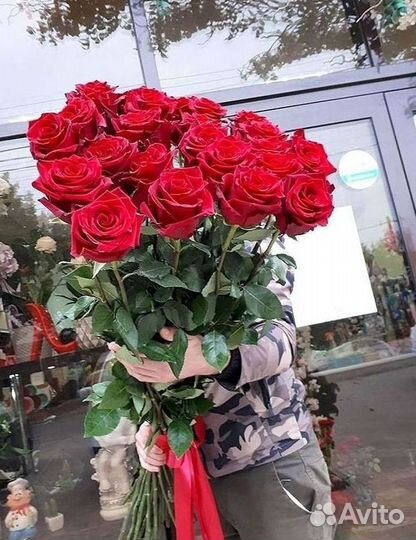 Высокие розы Гигантские розы Доставка цветов