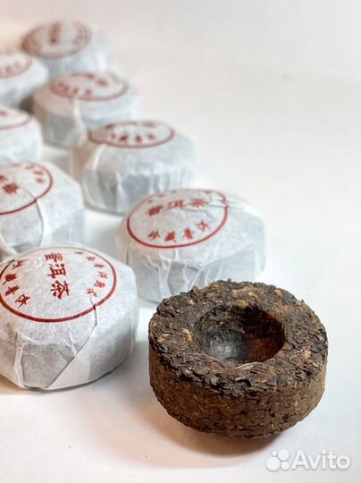 Китайский черный чай Шу Пуэр Small Tuo 5 лет