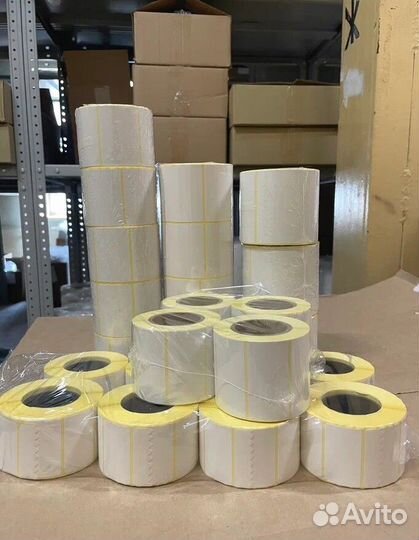 Термоэтикетки от (43 на 25)