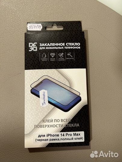 Стекло закаленное iPhone 14 pro max