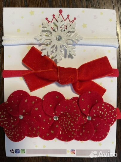 Повязка на голову нарядная для девочки